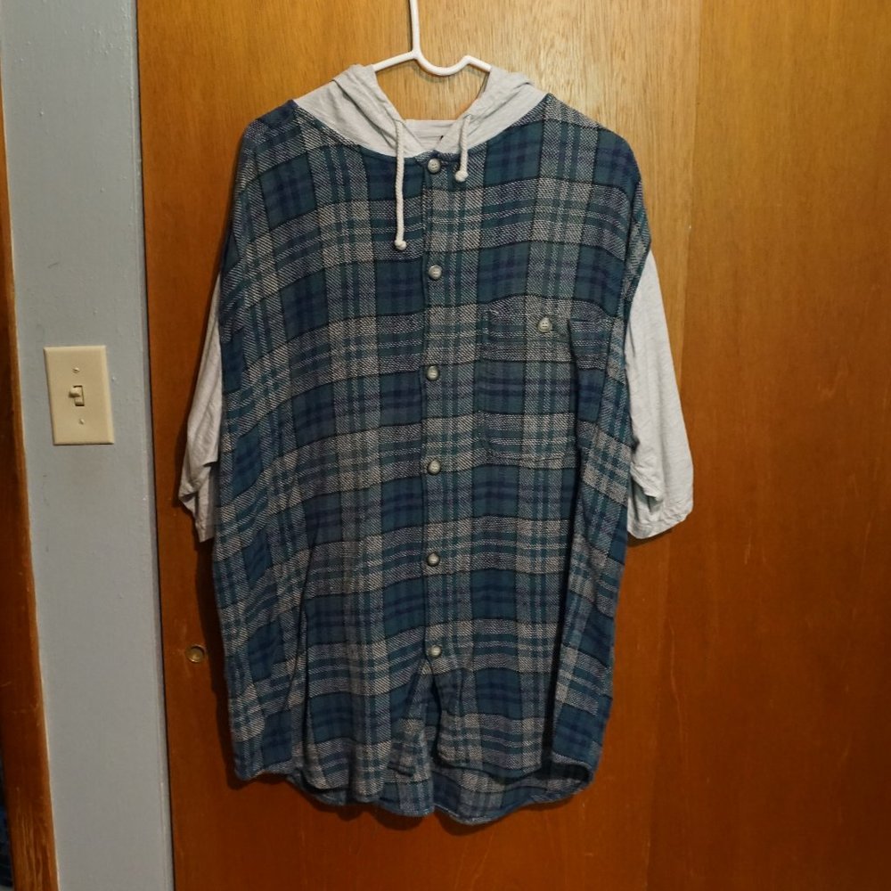 Shah Safari Baja Hoodie / Shortsleeve Jacket - Extra Large, Green